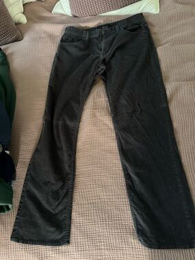 Calvin Klein Men's Brown Corduroy Pants - Classic Straight Fit